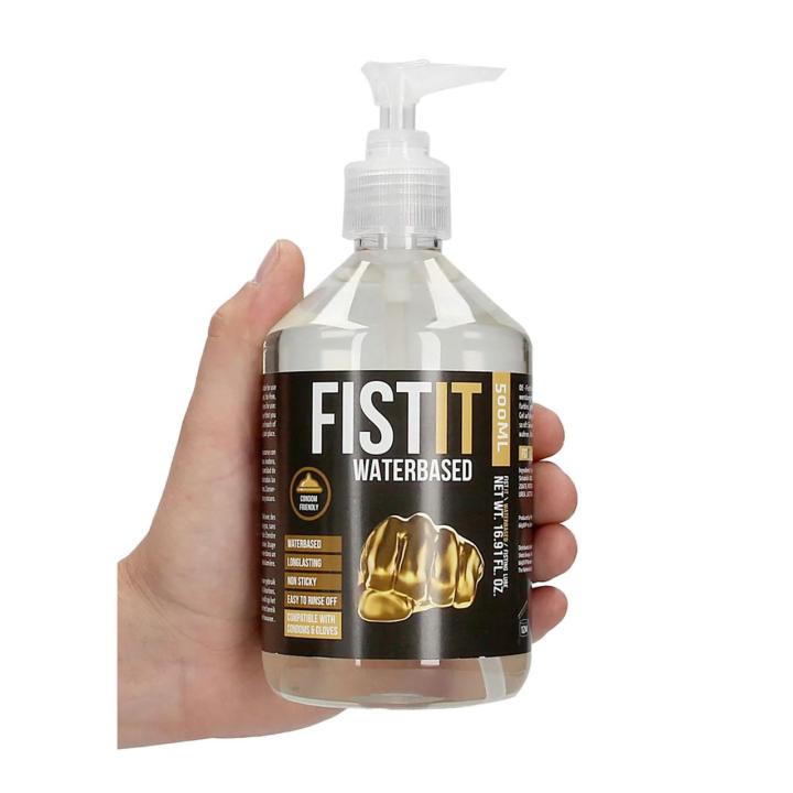 Lubrykant wodny 500 ml do fisting | Bez lepkości, zgodny z lateksem