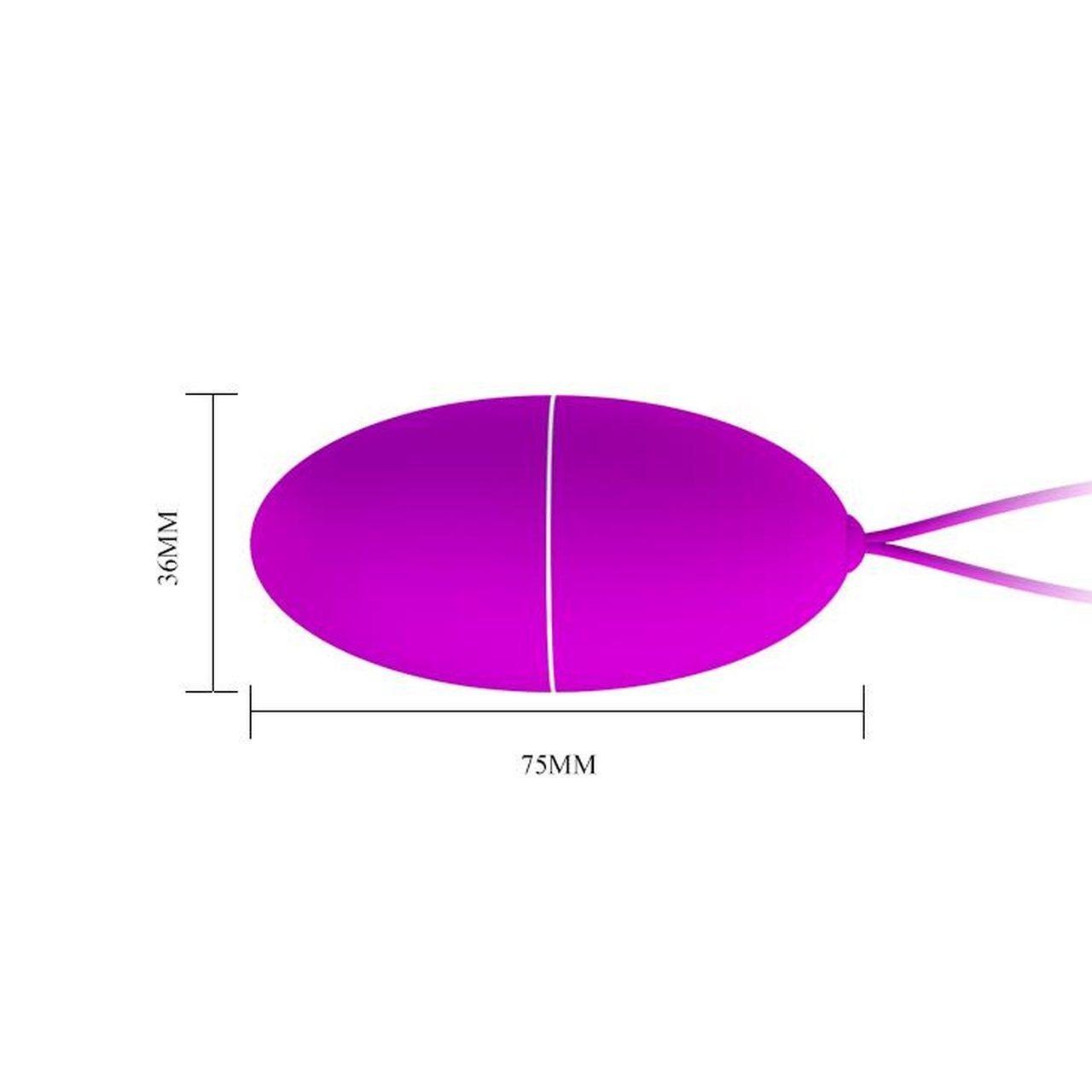 Bezprzewodowe jajko wibrujące z pilotem 12 trybów | Loris.pl