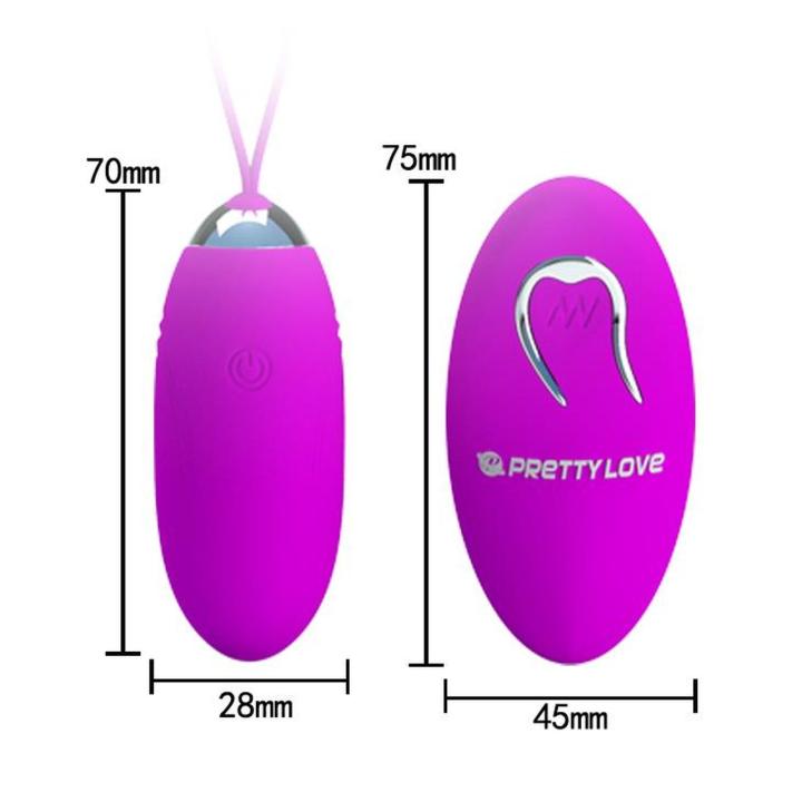Bezprzewodowe jajko wibrujące z pilotem | 12 trybów | USB