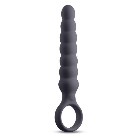 Szary wibrujący plug analny – intensywna stymulacja
