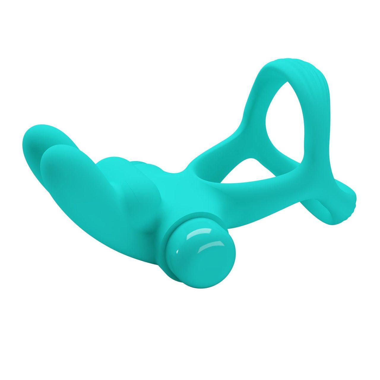 Podwójny pierścień erekcyjny z wibracjami 10 trybów | Loris.pl