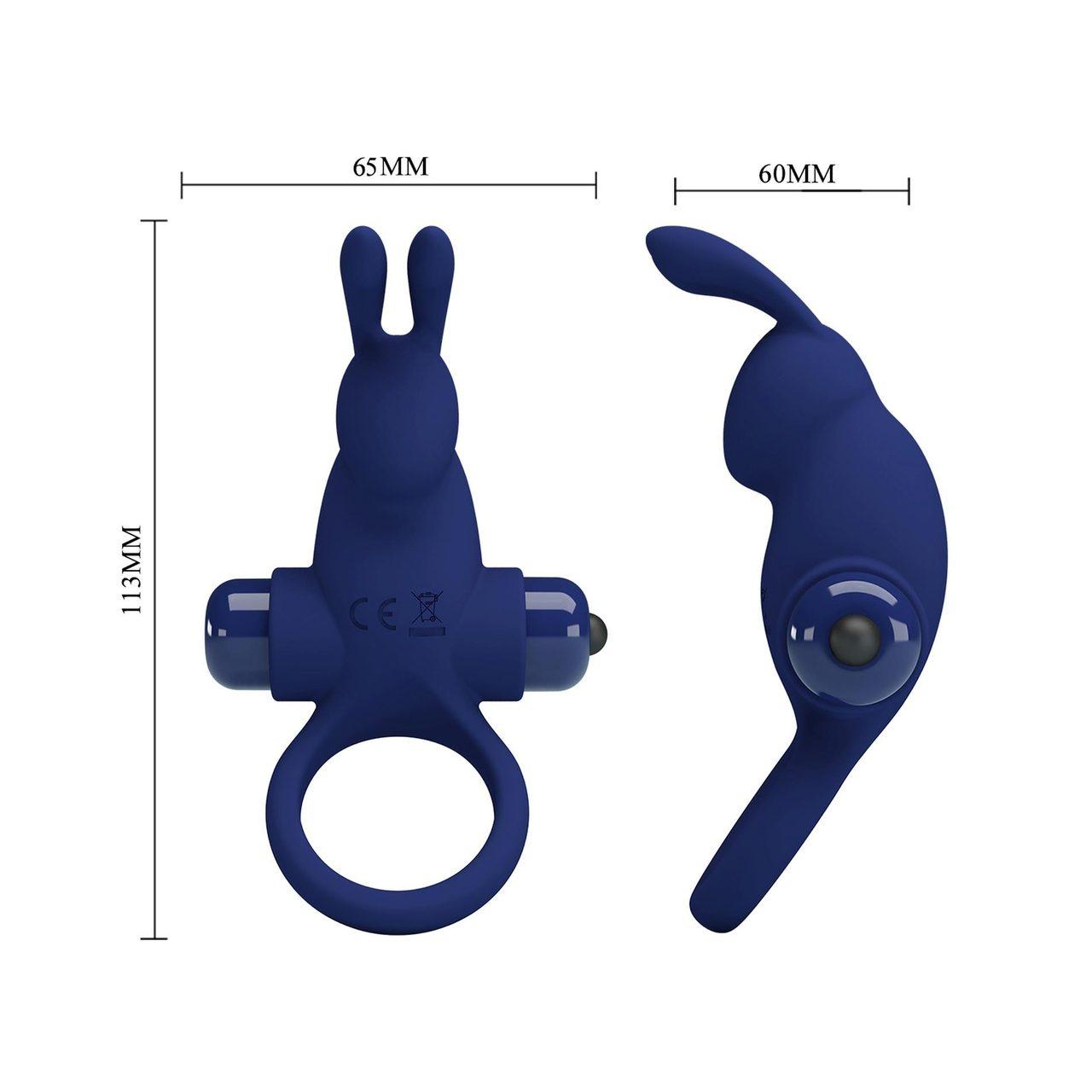 Wibrujący pierścień erekcyjny 10 trybów | Silikon | Loris.pl