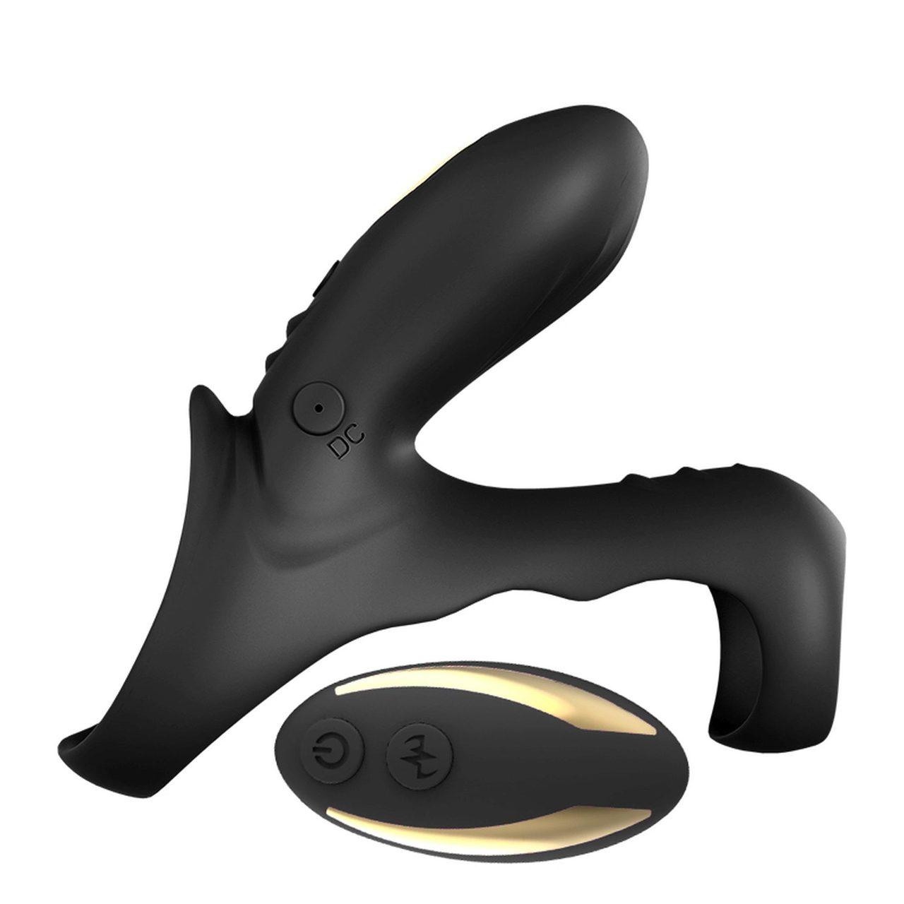 Podwójny pierścień wibracyjny z pilotem i 81 trybami | Wodoodporny | Loris.pl