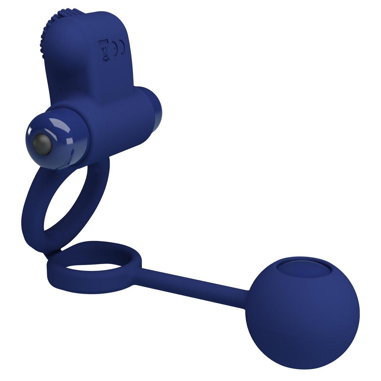 Wibrujący pierścień erekcyjny ze stymulatorem łechtaczki | 10 trybów