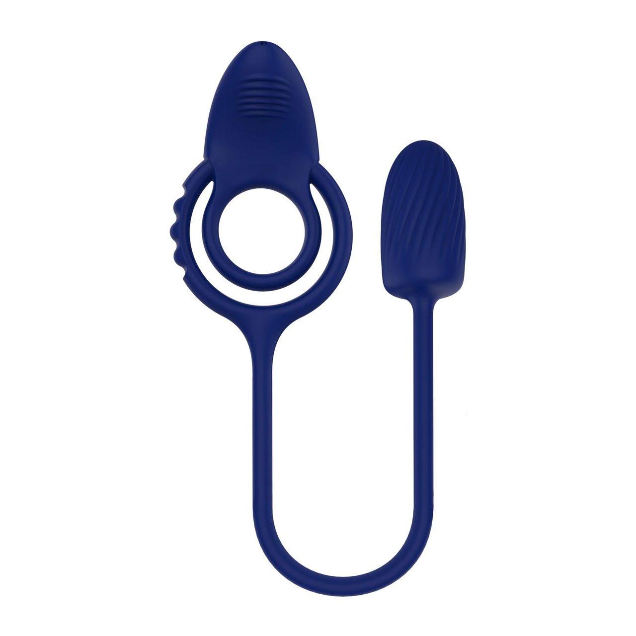 Wibrujący pierścień dla par z pociskiem analnym | 10 trybów | Loris.pl