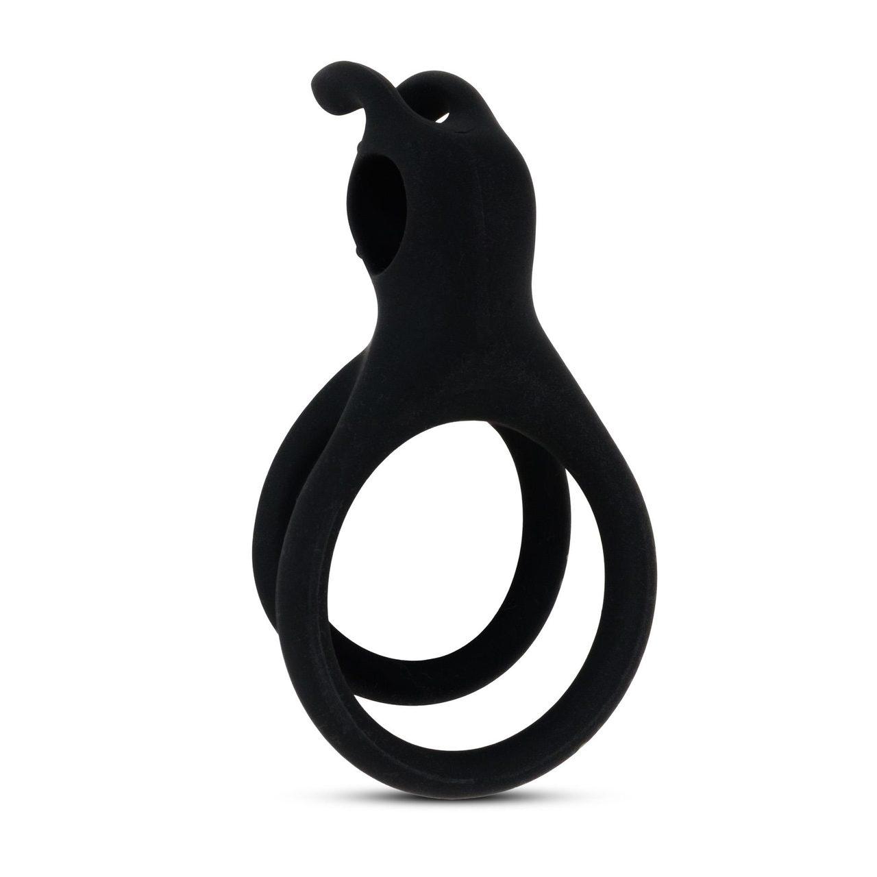 Podwójny pierścień erekcyjny z „uszami królika” – silikon medyczny | Loris.pl