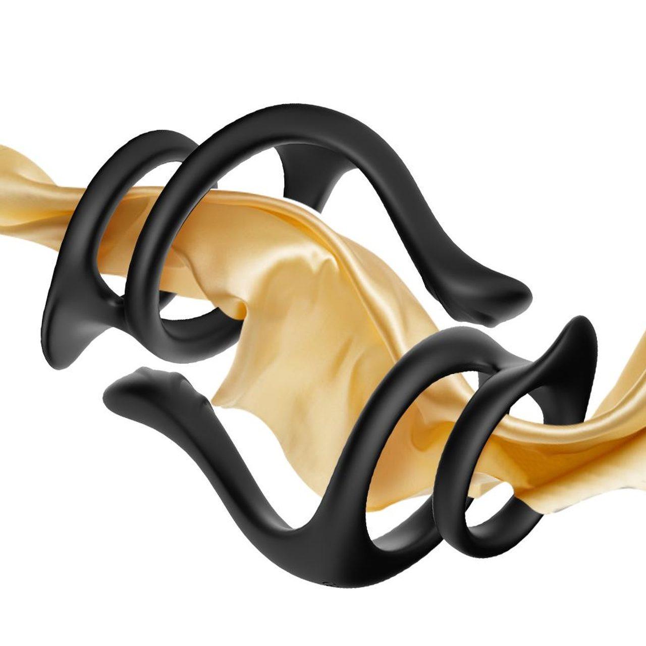 Podwójny pierścień erekcyjny bez wibracji | silikon medyczny | Loris.pl