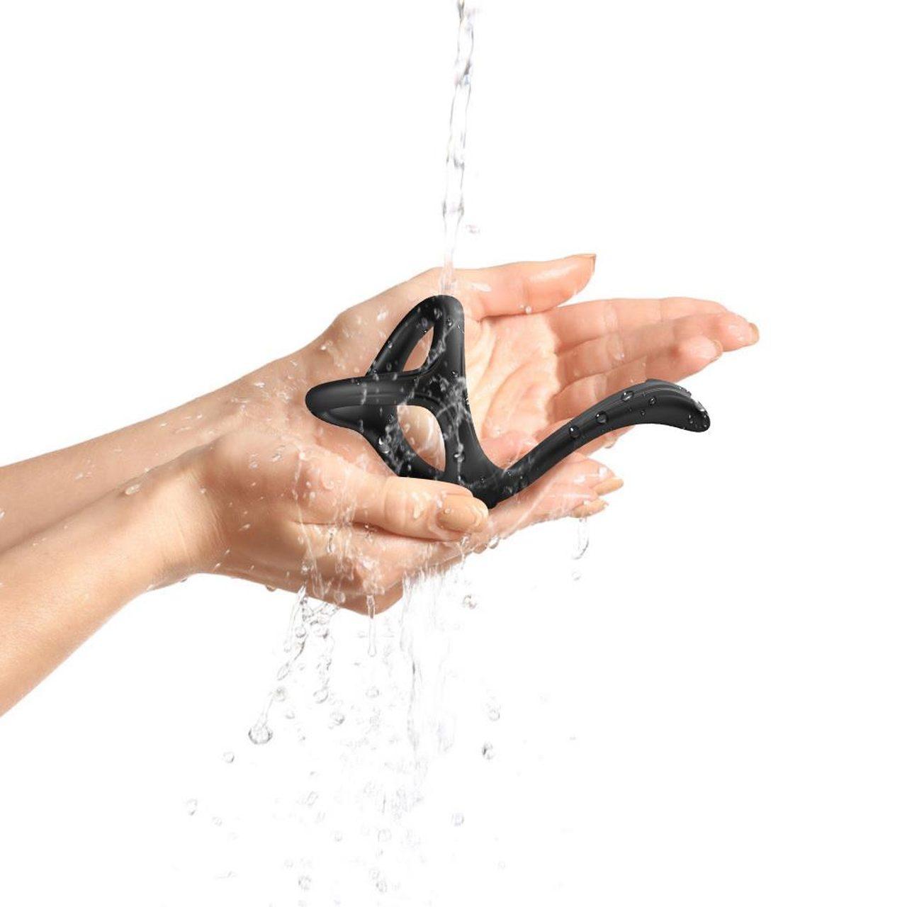 Podwójny pierścień erekcyjny bez wibracji - silikon medyczny | Loris.pl