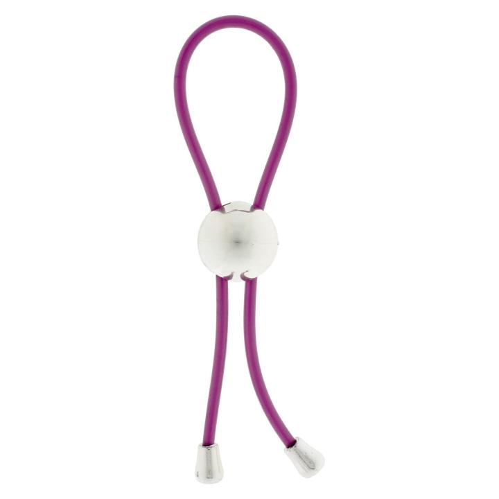 Regulowany pierścień erekcyjny bez wibracji fioletowy | Loris.pl