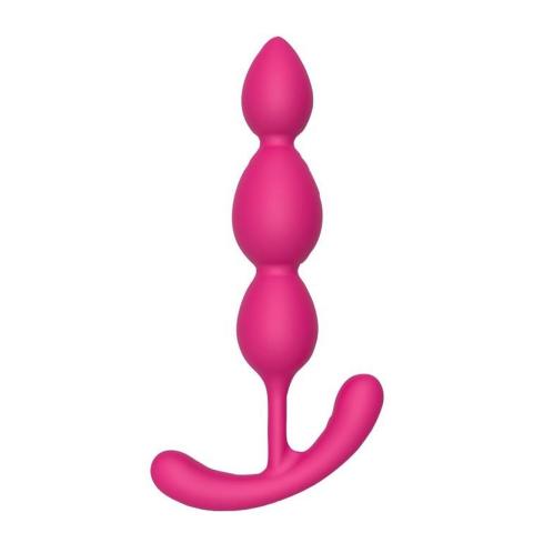 Silikonowy plug analny 14 cm z uchwytem T – medyczny silikon