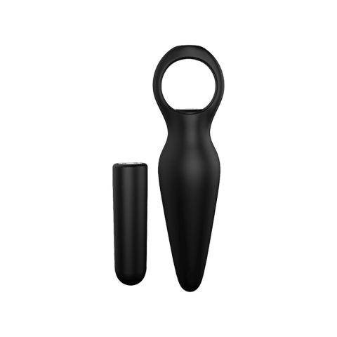 Zwężany plug analny z wibracjami | Bezpieczne materiały