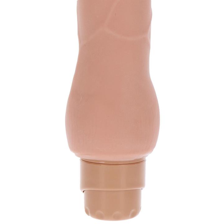 Realistyczny wibrator dual density gładki cielisty 22,5 cm