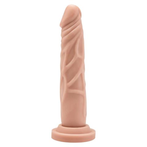 Realistyczne dildo 17,8 cm cieliste z przyssawką