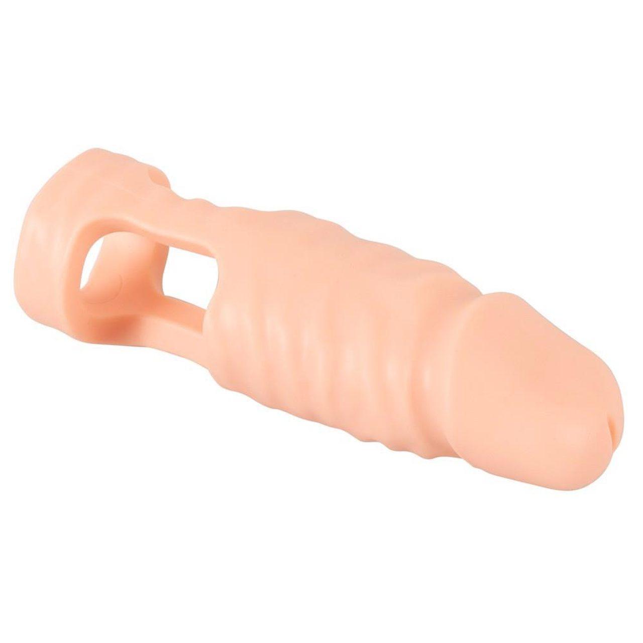 Ball stretcher z dildo 14,8 cm do podwójnej penetracji | Loris.pl