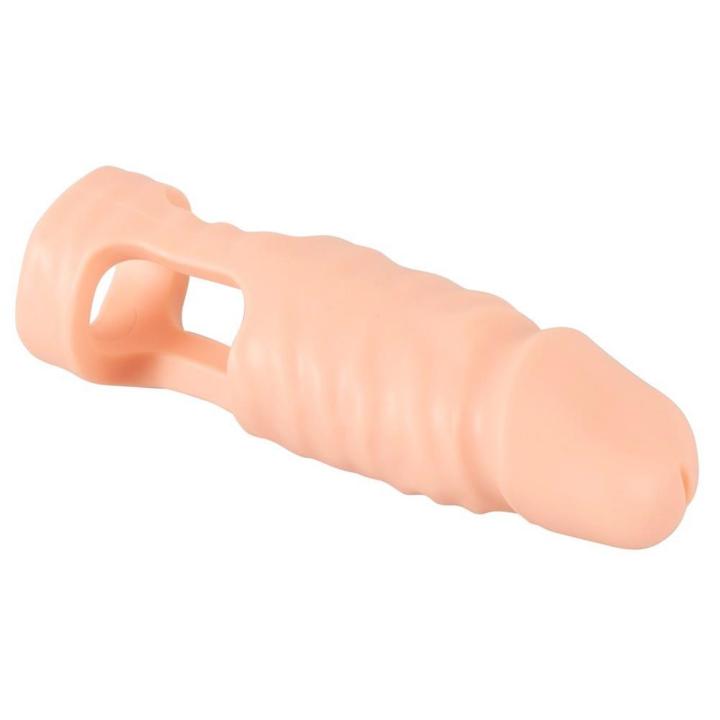 Ball stretcher z dildo 14,8 cm do podwójnej penetracji