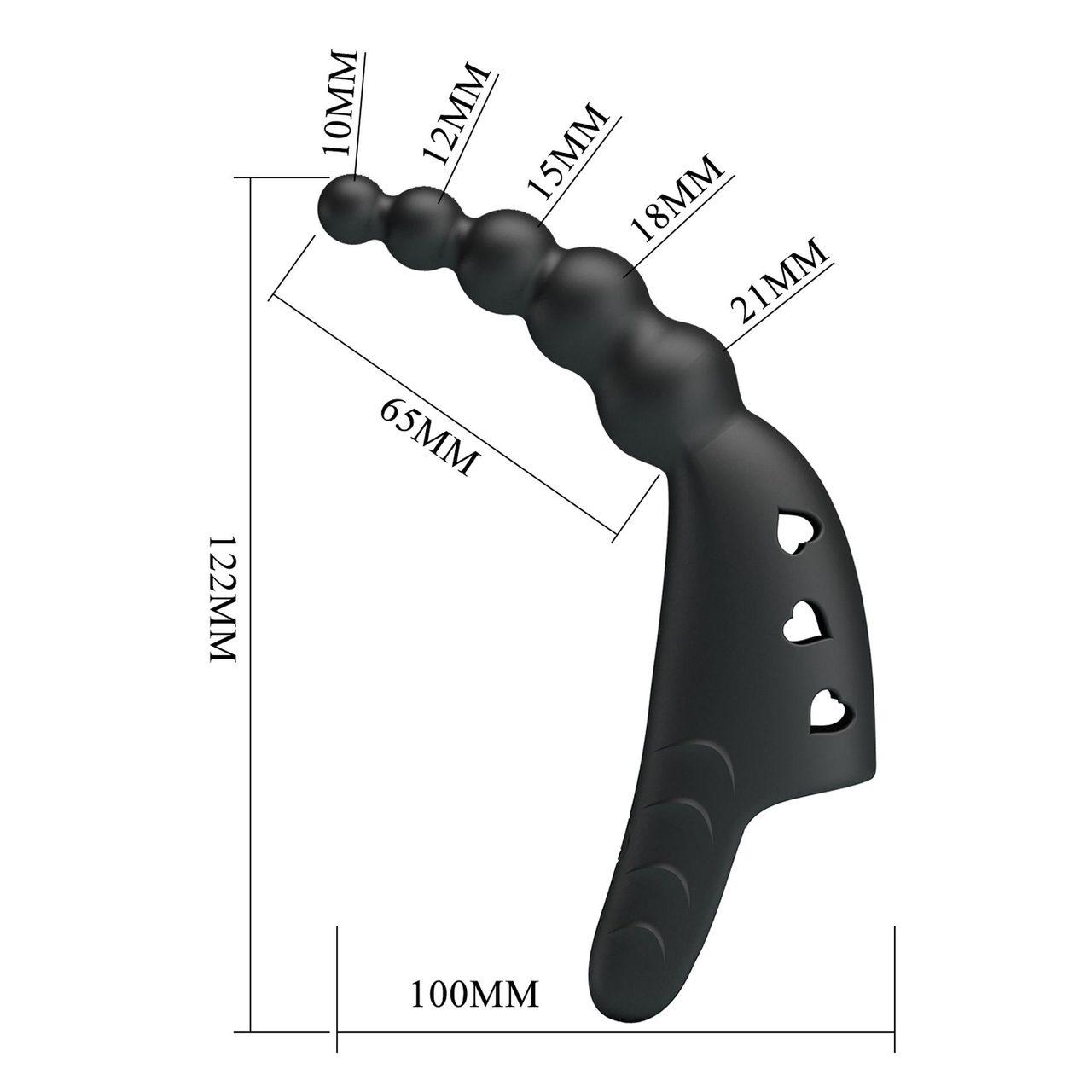 Silikonowa nakładka na palec 10 trybów wibracji | Loris.pl