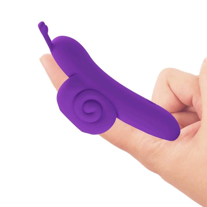 Wibrator na palec z wypustkami 10 trybów | ładowanie USB i pamięć - Loris.pl