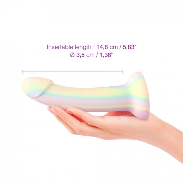 Świecące dildo silikonowe z przyssawką – wodoodporne | Loris.pl