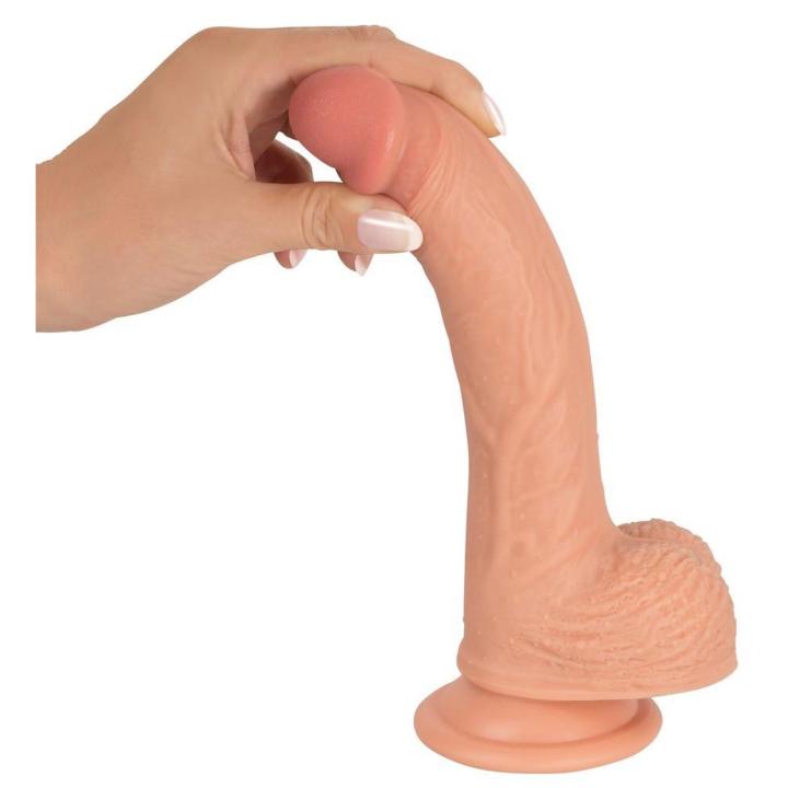 Realistyczne dildo z przyssawką 21,7 cm – silikon płynny