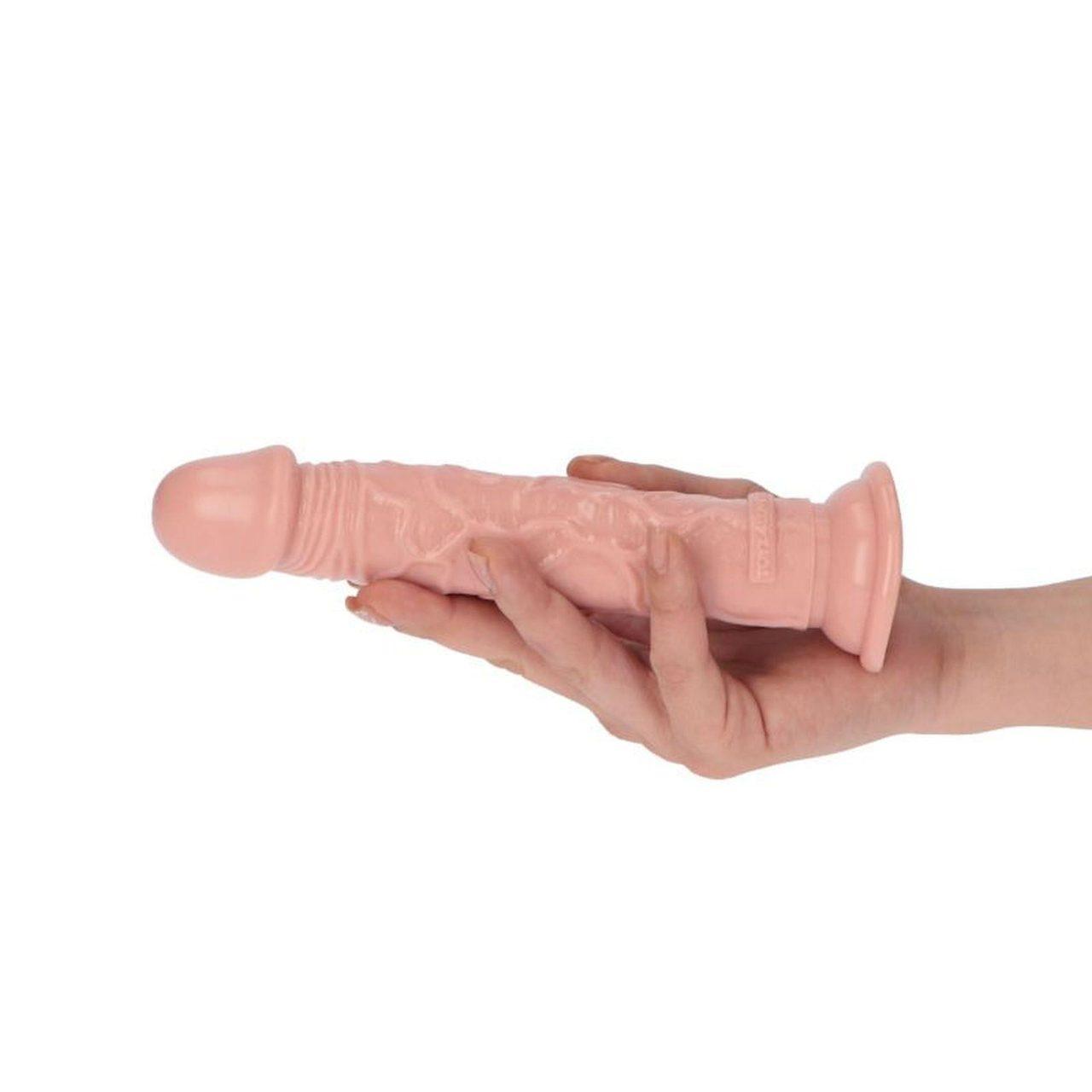 Realistyczne dildo z przyssawką 16,5 cm cieliste PVC | Loris.pl