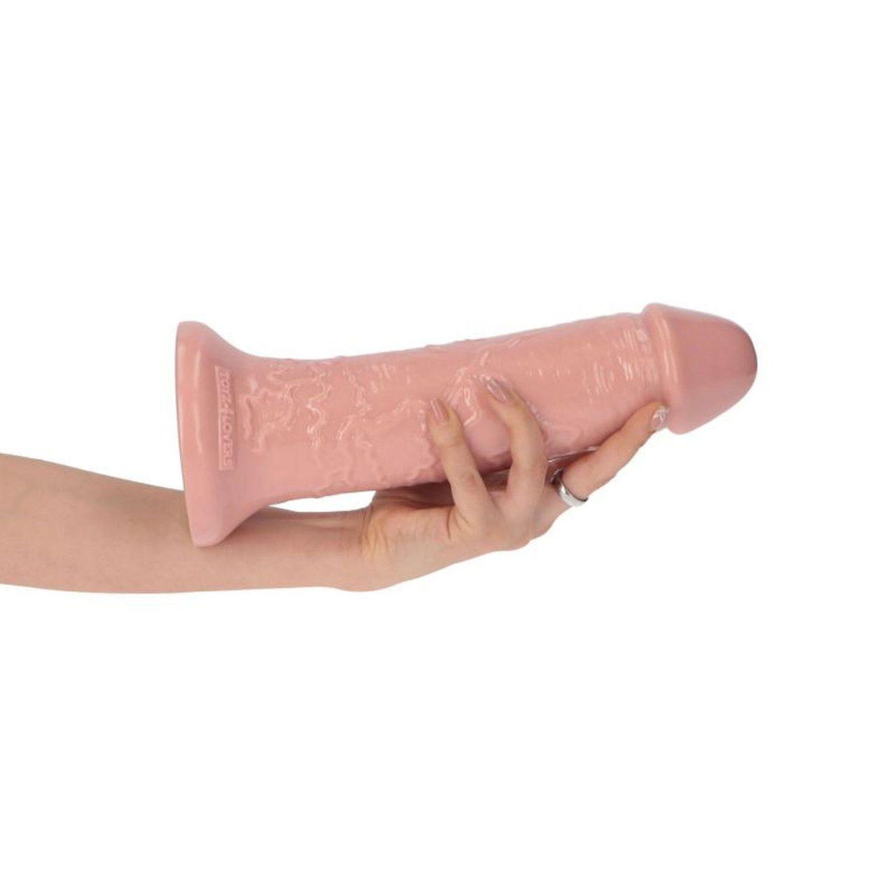 Realistyczne dildo z przyssawką 25,5 cm cieliste PVC | Loris.pl