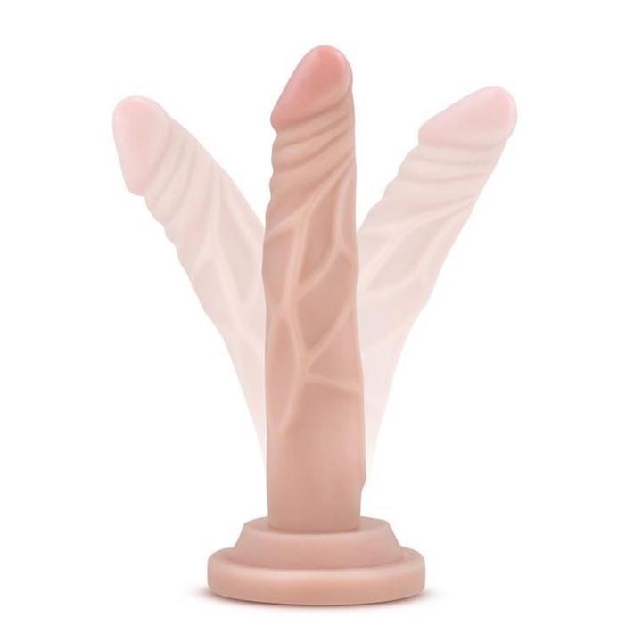 Realistyczne dildo z przyssawką 12,5 cm cieliste | Loris.pl
