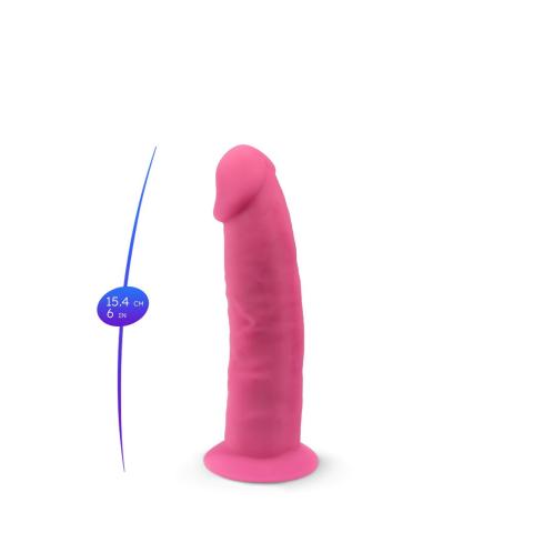 Realistyczne dildo świecące w ciemności 15 cm z przyssawką