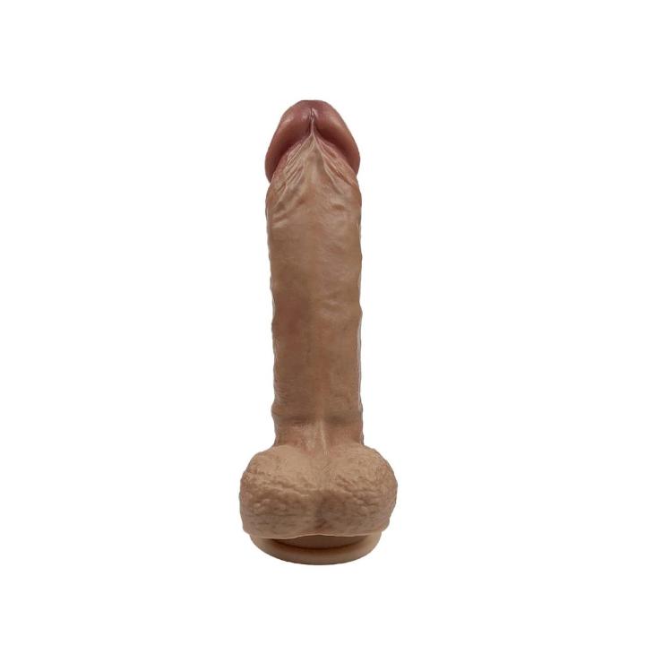 Realistyczne dildo 20,3 cm z miękkiego materiału | Wodoodporne