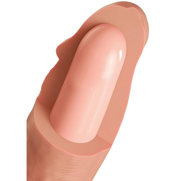 Realistyczna nakładka przedłużająca silikon 19 cm – z przyssawką