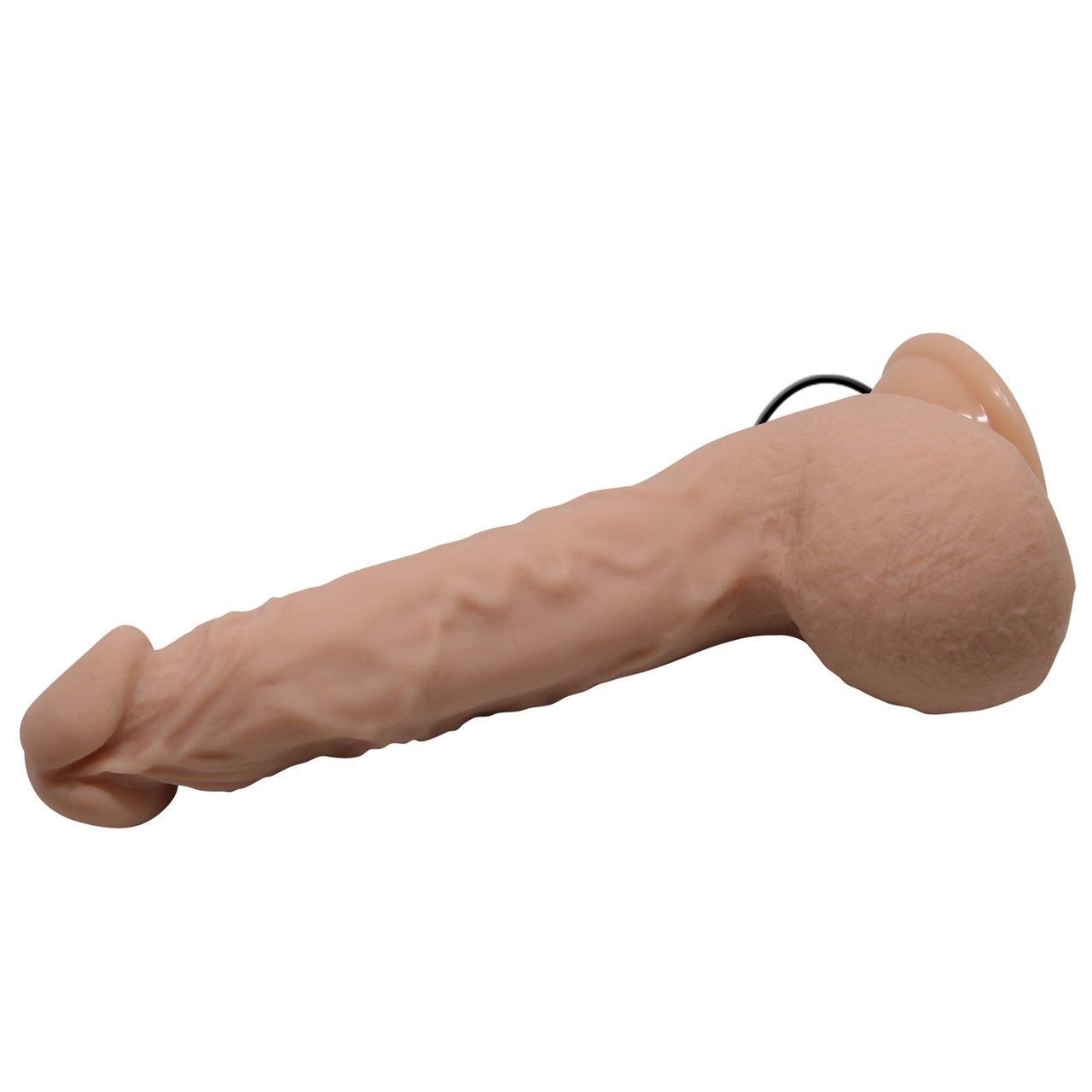 Realistyczne dildo wibrujące z przyssawką 24,9 cm | Loris.pl
