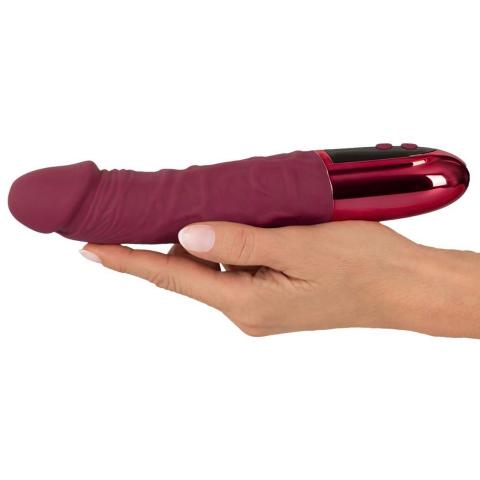 Realistyczny wibrator silikonowy 23 cm – 12 trybów, USB, LED