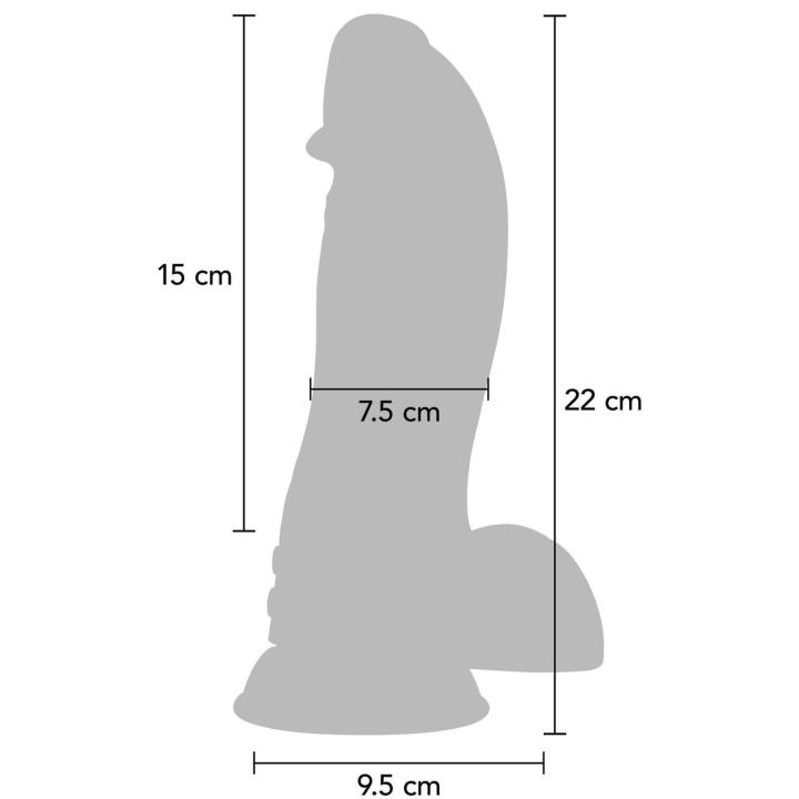 Wibrujące dildo dinozaur z boost i przyssawką czarne
