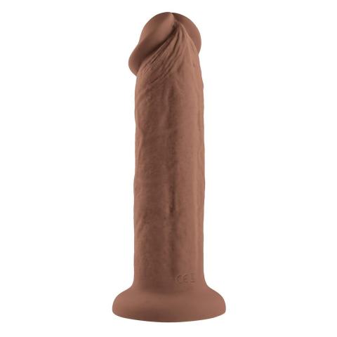 Realistyczny wibrator z przyssawką 17,8 cm | 10 trybów | Wodoodporny