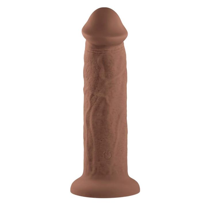 Realistyczny wibrator z przyssawką 17,8 cm | 10 trybów | Wodoodporny