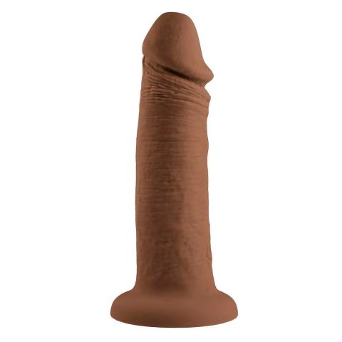 Realistyczny dildo wibrujący z przyssawką 15,2 cm | 10 trybów