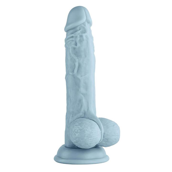 Realistyczny wibrator rotacyjny 360° z pilotem i przyssawką 20,6 cm