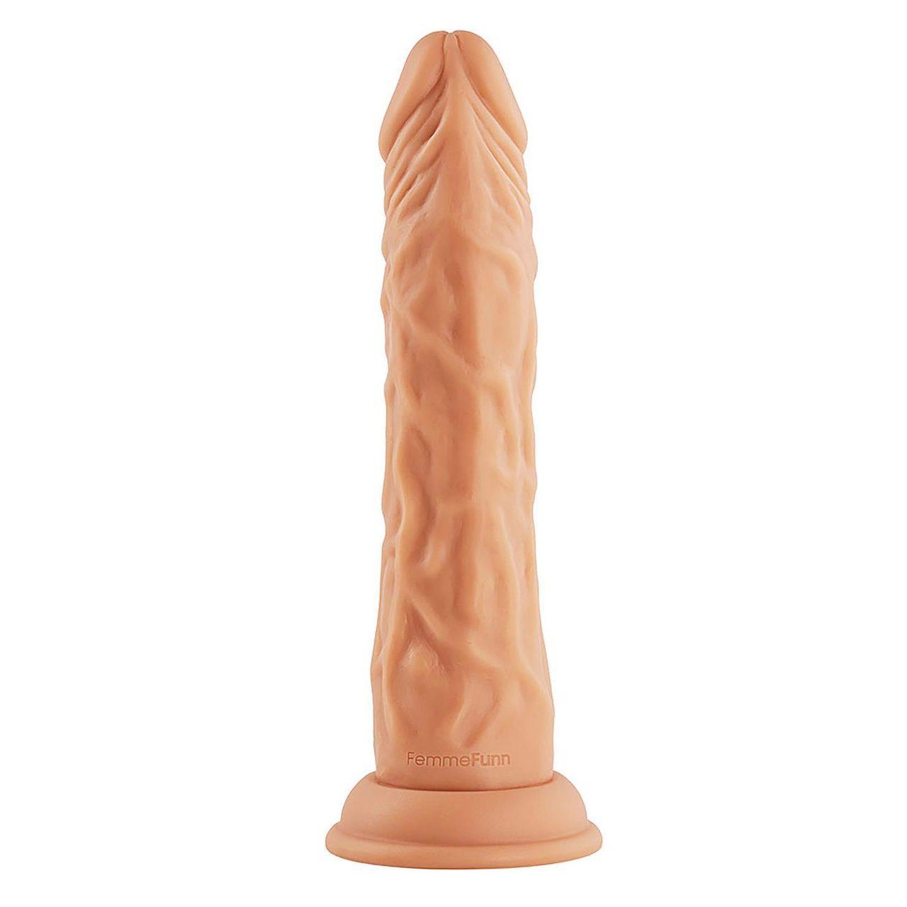 Realistyczny dildo nude 21,6 cm – rotacja 360°, wibracje, pilot, przyssawka