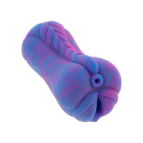 Masturbator silikonowy 16,5 cm z dwoma wejściami – realistyczna stymulacja