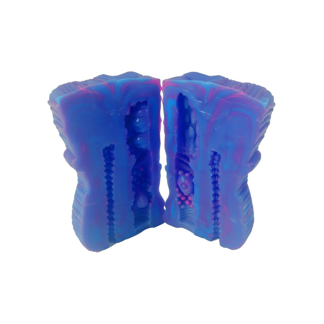 Masturbator silikonowy 16,5 cm z dwoma wejściami – realistyczna stymulacja | Loris.pl