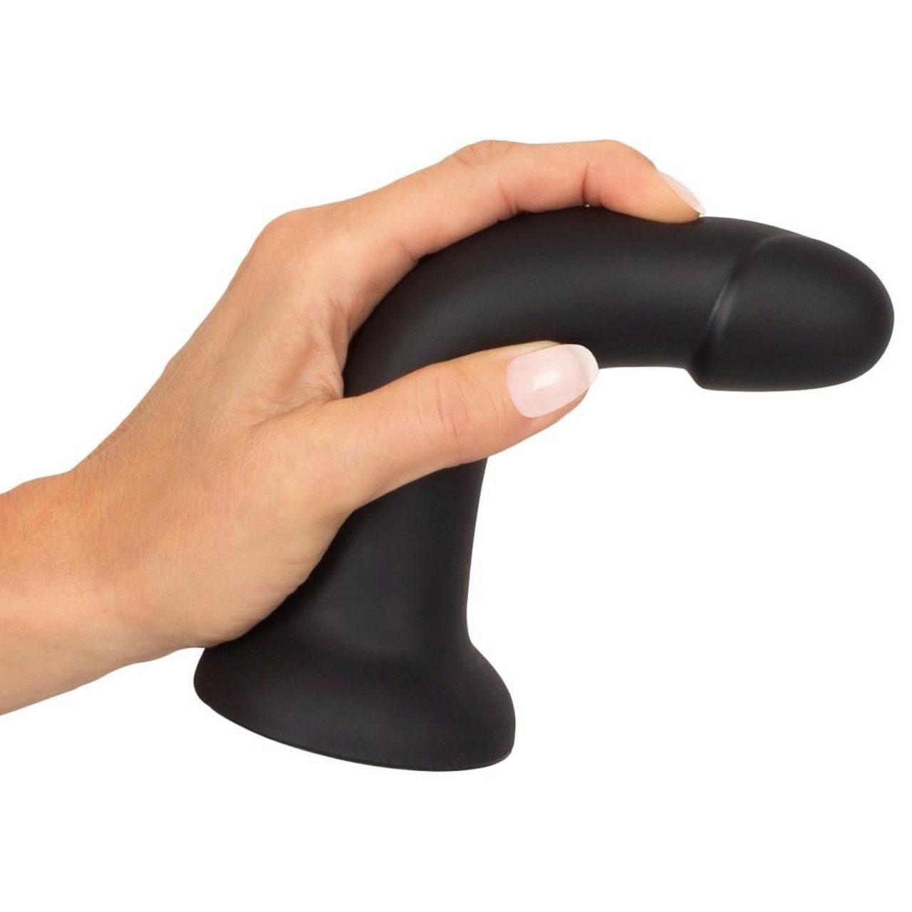 Koronkowy strap-on z dildo 17,5 cm z przyssawką | Loris.pl