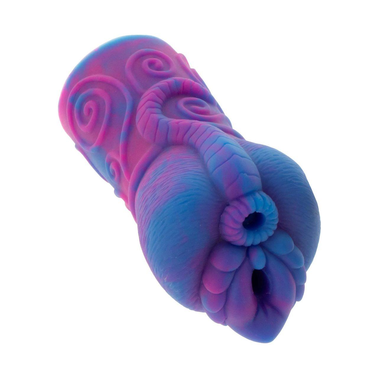 Realistyczny masturbator męski 2 wejścia silikon 16,5 cm | Loris.pl