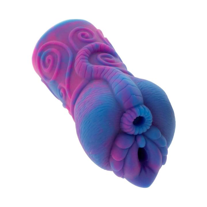 Realistyczny masturbator męski 2 wejścia silikon 16,5 cm | Loris.pl