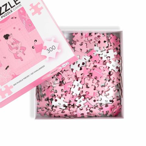 Gra erotyczna dla par 2w1 – puzzle 300 el. z wyzwaniami