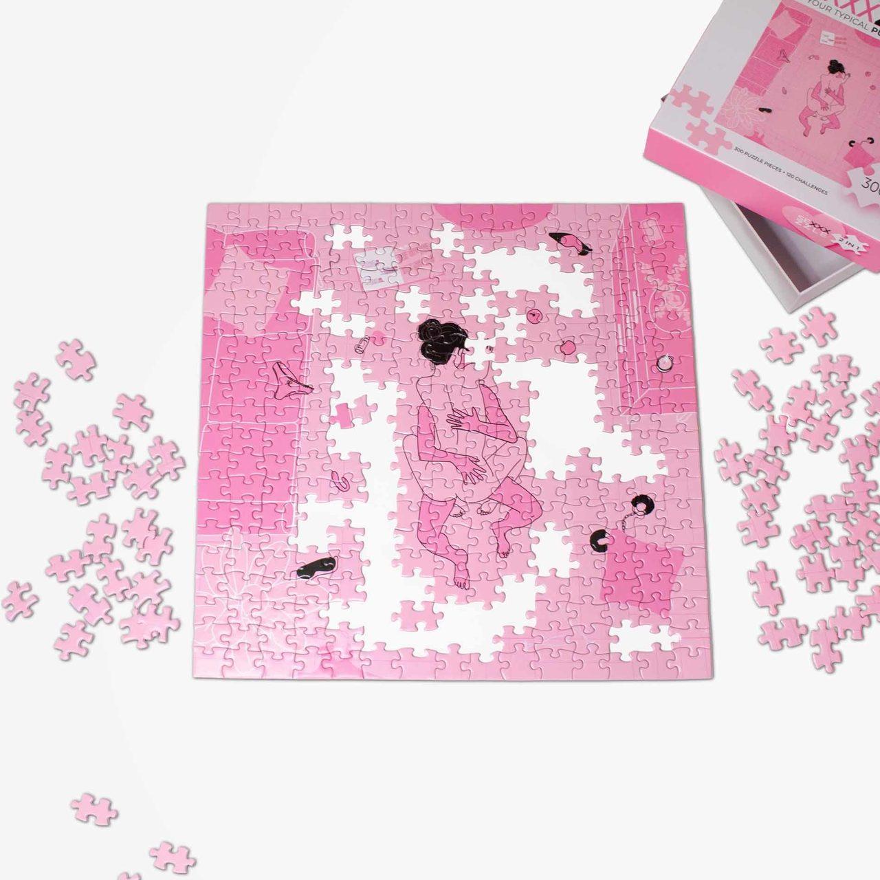 Gra erotyczna dla par 2w1 – puzzle 300 el. z wyzwaniami | Loris.pl