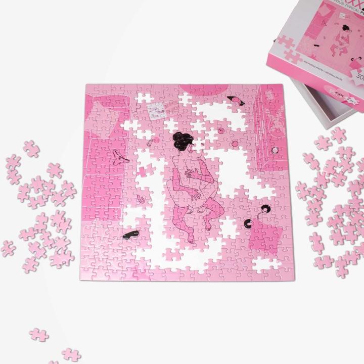 Gra erotyczna dla par 2w1 – puzzle 300 el. z wyzwaniami