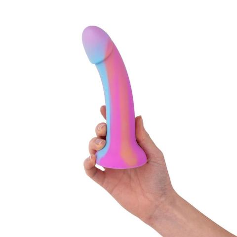 Różowe dildo silikonowe świecące w ciemności