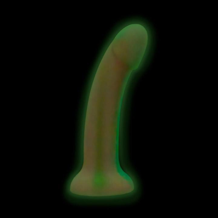 Różowe dildo silikonowe świecące w ciemności
