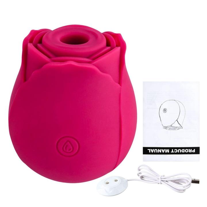 Bezdotykowy stymulator łechtaczki USB z podciśnieniem i wibracjami