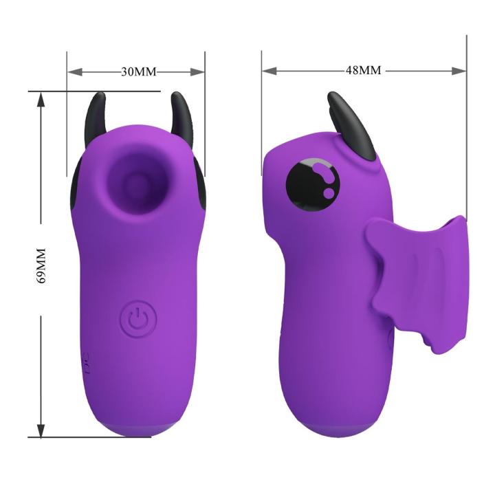 Stymulator na palec z 10 trybami i e-stim