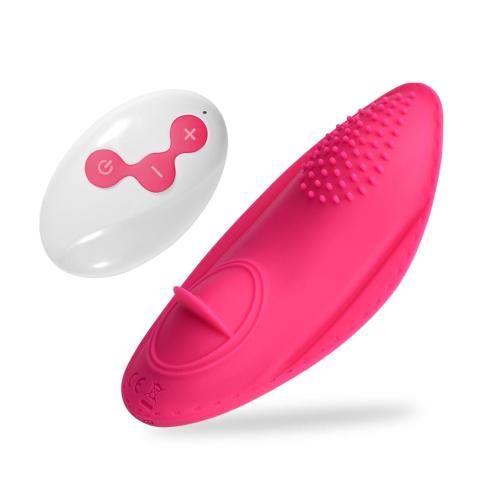 Wibrator do majtek z pilotem – czerwony, 10 trybów, cichy
